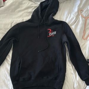 hoodie from local cafe in chicago